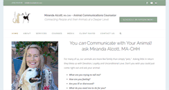 Desktop Screenshot of mirandaalcott.com